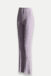 Scarlett Cable Knit Pants In Purple